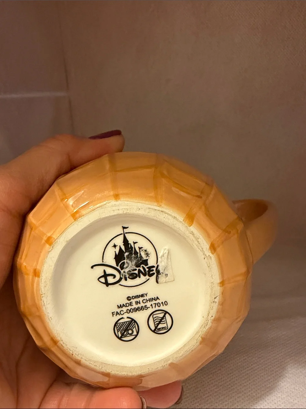 Disney Chip 'n' Dale Waffle Mug in Tan and Brown